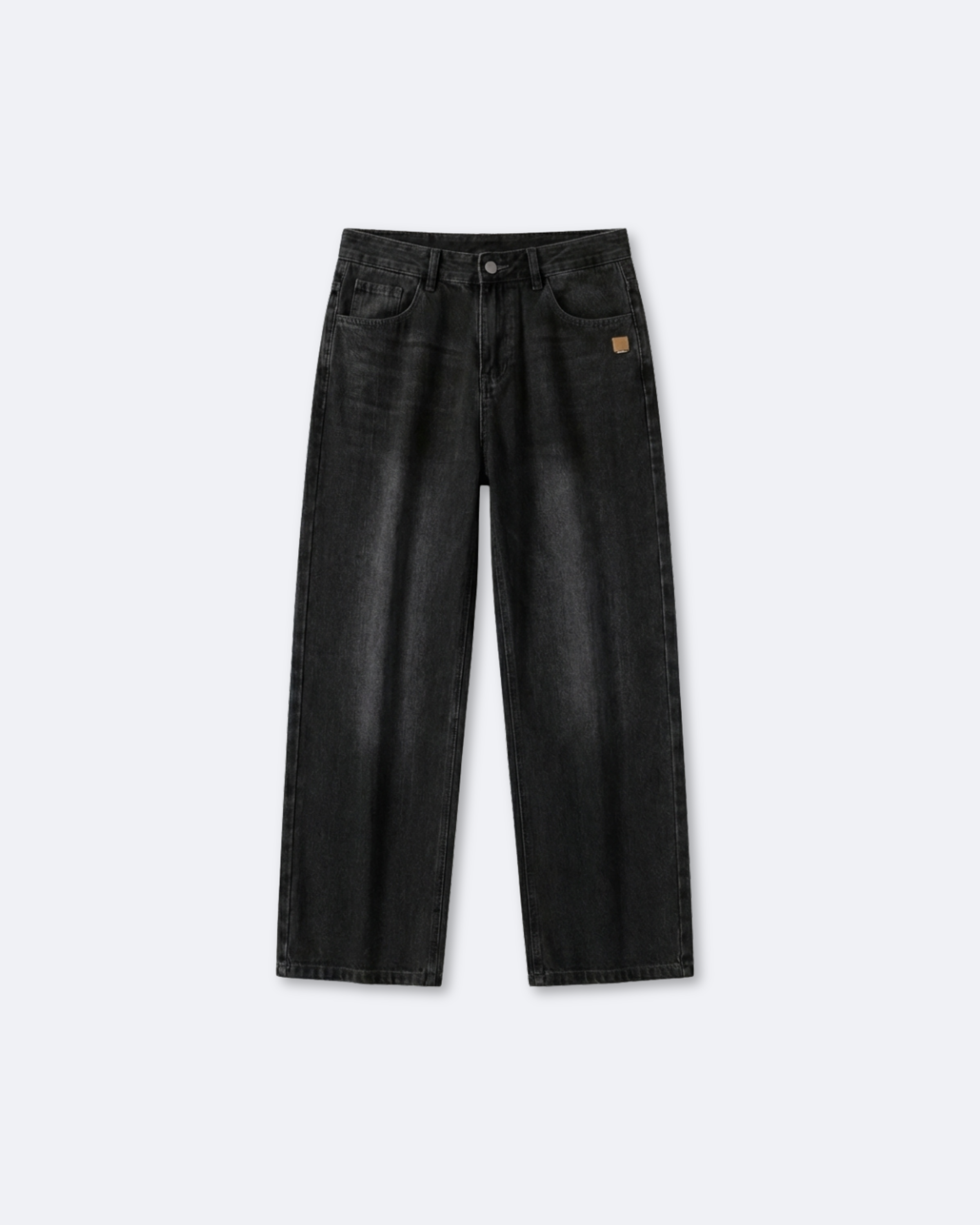 Marco Black Straight Leg Denim
