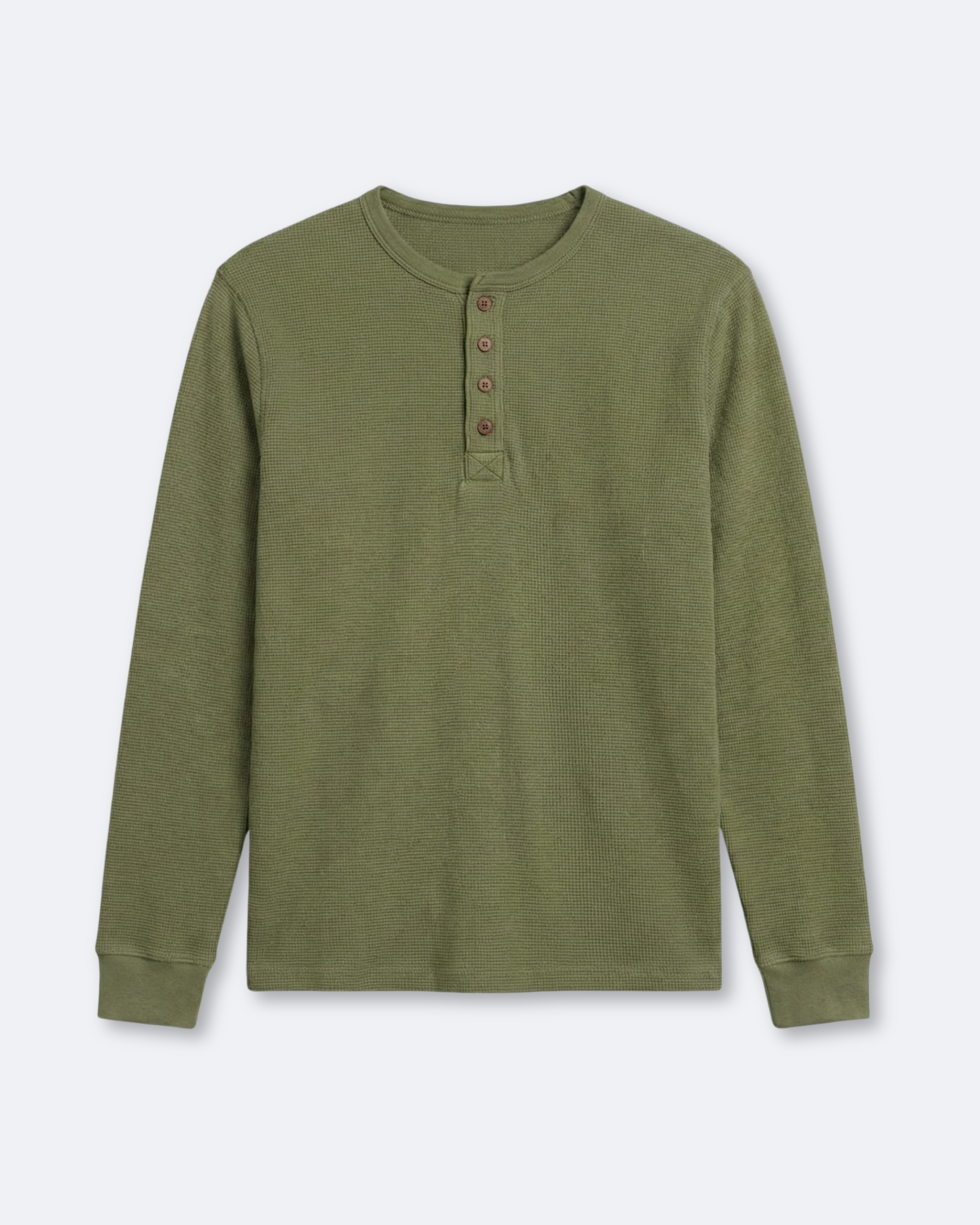 Antonio Waffle Henley Longsleeve