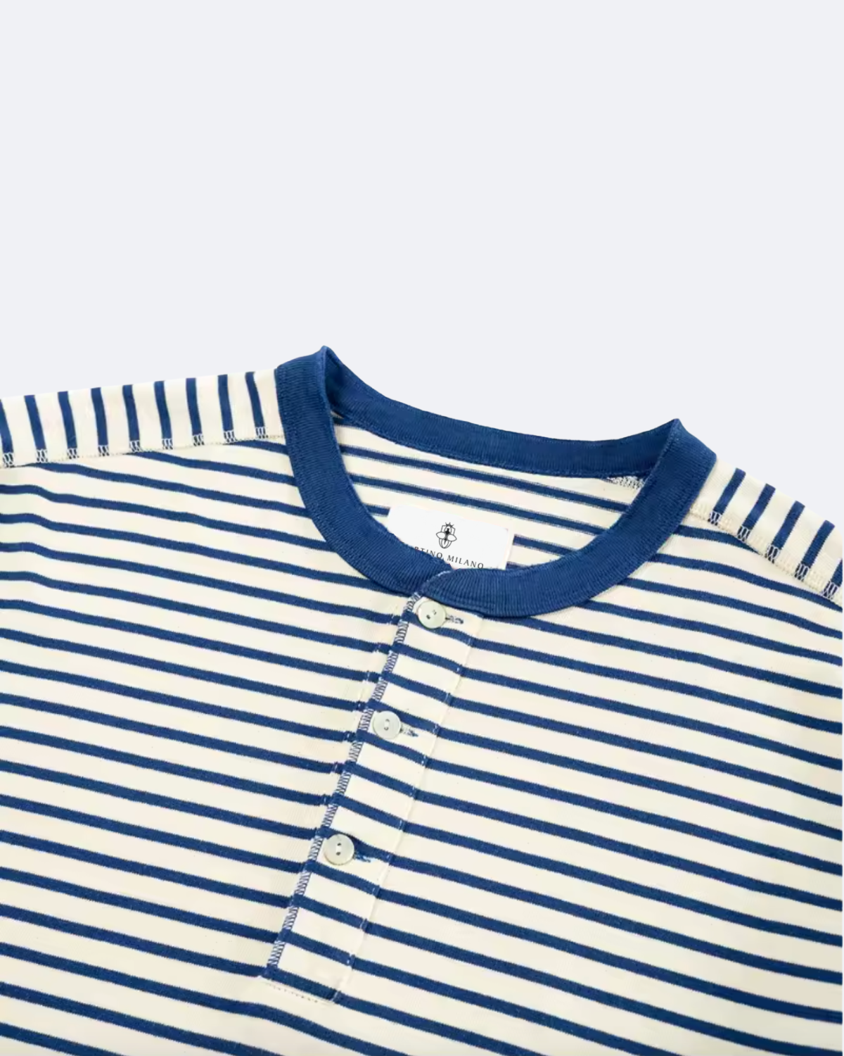 Anders Striped Henley Longsleeve